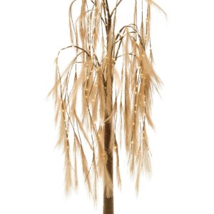 Sztuczne drzewko z lampkami LED 160 cm beżowa 873109 Sztuczne drzewko z lampkami LED 160 cm beżowa 873109