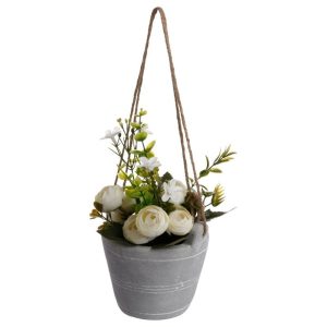 Sztuczne kwiaty w doniczce ROSES, 18 cm 81518
