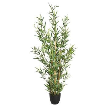 Sztuczny bambus 120cm w donicy czarnej 81405