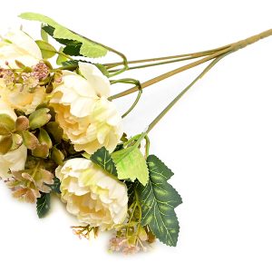 Sztuczny bukiet peonia 30 cm beżowa 47560 Sztuczny bukiet peonia 30 cm beżowa 47560