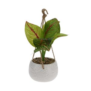 Sztuczny kwiat do salony sypialni zielony 23×12 cm 1042969