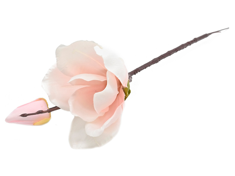 Sztuczny kwiat Magnolia 36 cm różowa 533026