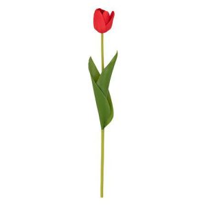 Sztuczny kwiat TULIPAN CZERWONY 48 cm wysokości z tworzywa 647393