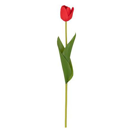 Sztuczny kwiat TULIPAN CZERWONY 48 cm wysokości z tworzywa 647393