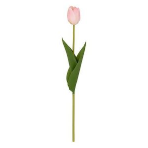 Sztuczny kwiat TULIPAN RÓŻOWY 48 cm wysokości z tworzywa 647389