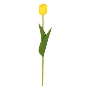 Sztuczny kwiat TULIPAN ŻÓŁTY 48 cm wysokości z tworzywa 647395