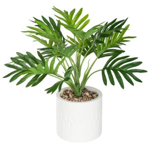 Sztuczny kwiat w donicy – palma ETNIK, 29 cm 81419