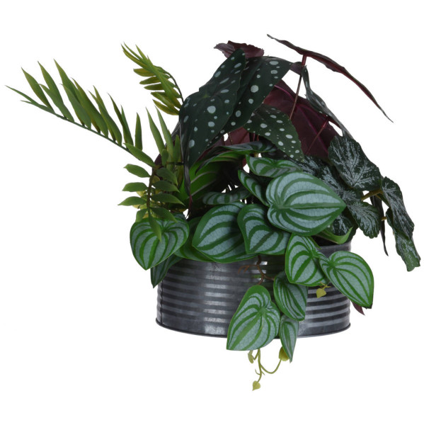 Sztuczny kwiat w doniczce Begonia maculata, 28 cm 230181