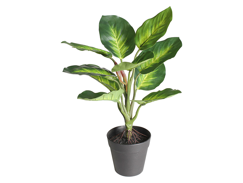 Sztuczny kwiat w doniczce difenbachia 35 cm 52208