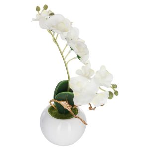 Sztuczny storczyk w donicy, 25 cm 81425 Sztuczny storczyk w donicy, 25 cm 81425