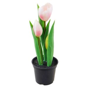 Sztuczny tulipan w doniczce 22 cm różowy 47210 Sztuczny tulipan w doniczce 22 cm różowy 47210