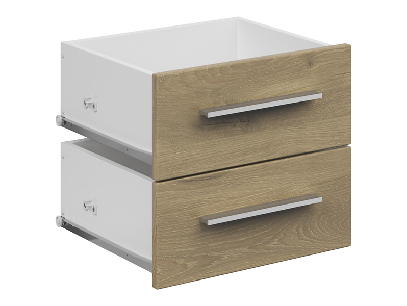 Szuflada Connect 36 cm dwie sztuki dąb viking 858798