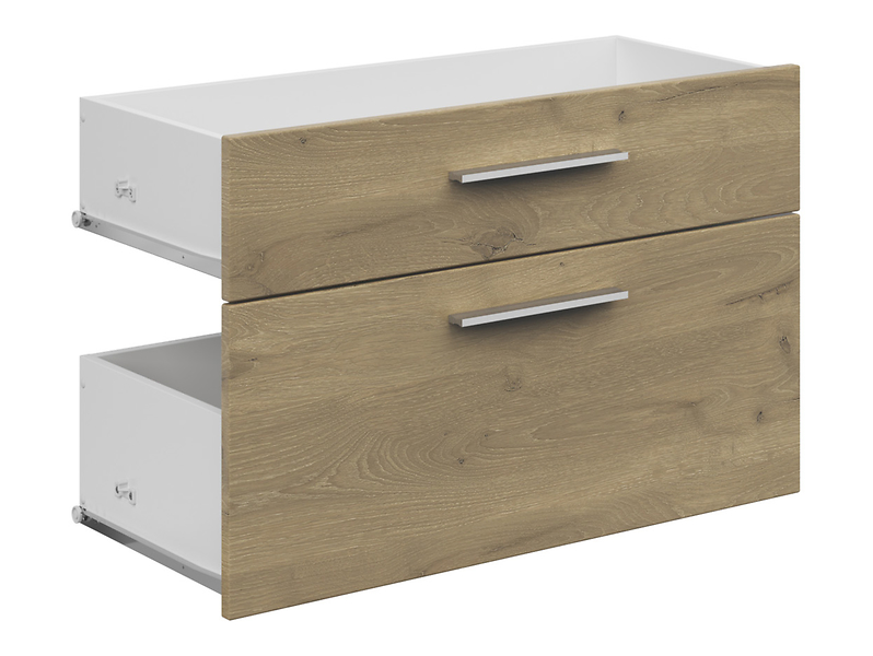Szuflada Connect 73 cm dwie sztuki dąb viking 858806