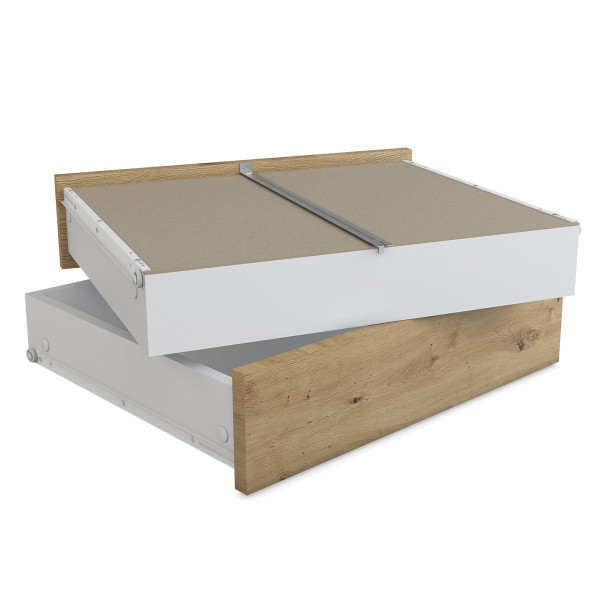 Szuflady do szafy 200x200, 2 sztuki, Dąb Artisan 653724