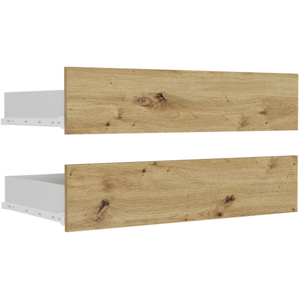 Szuflady do szafy przesuwnej Framire Luna 183 cm kolor artisan 1005300
