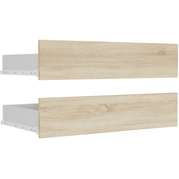 Szuflady do szafy przesuwnej Framire Luna 183 cm kolor sonoma 1005304