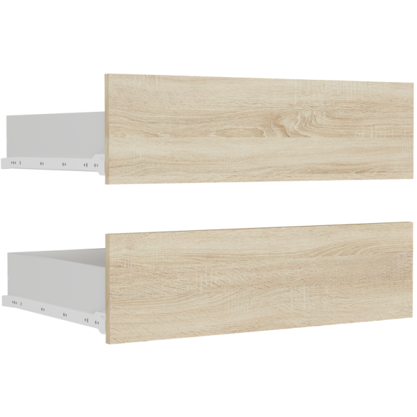 Szuflady do szafy przesuwnej Framire Norvio 250 cm kolor sonoma 1005290