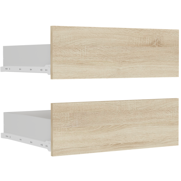 Szuflady do szafy przesuwnej Framire Vega 120 cm kolor sonoma 1005295