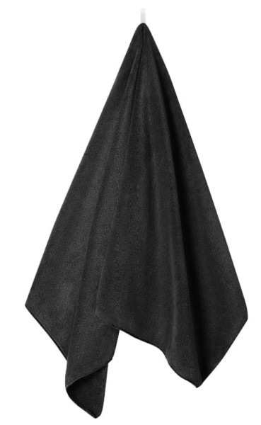 Szybkoschnący Ręcznik mikrofibra 50 x 90 Czarny Sport Active Chłonny miękki 942352