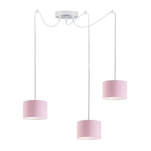 Szykowna lampa wisząca WAIKIKI W3 Chrom – Jasny Różowy 879949 Szykowna lampa wisząca WAIKIKI W3 Chrom – Jasny Różowy 879949