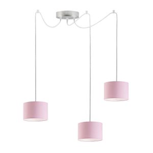 Szykowna lampa wisząca WAIKIKI W3 Stal Szczotkowana – Jasny Różowy 879923 Szykowna lampa wisząca WAIKIKI W3 Stal Szczotkowana – Jasny Różowy 879923