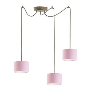 Szykowna lampa wisząca WAIKIKI W3 Stare Złoto – Jasny Różowy 879991 Szykowna lampa wisząca WAIKIKI W3 Stare Złoto – Jasny Różowy 879991