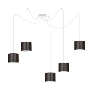 Szykowna lampa wisząca WAIKIKI W5 Biały – Brązowy 883557 Szykowna lampa wisząca WAIKIKI W5 Biały – Brązowy 883557
