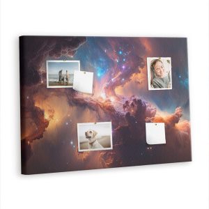 Tablica korkowa 100×70 cm dekoracyjna + pinezki Kosmos 407026