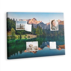 Tablica korkowa 100×70 cm dekoracyjna + pinezki Organizer 383957