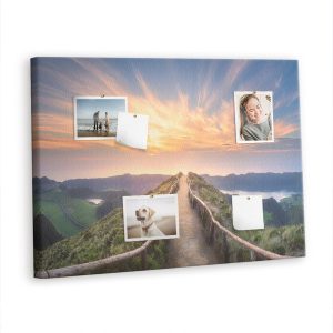 Tablica korkowa 100×70 cm dekoracyjna + pinezki Organizer 383959
