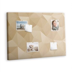 Tablica korkowa 100×70 cm dekoracyjna + pinezki Organizer 383983