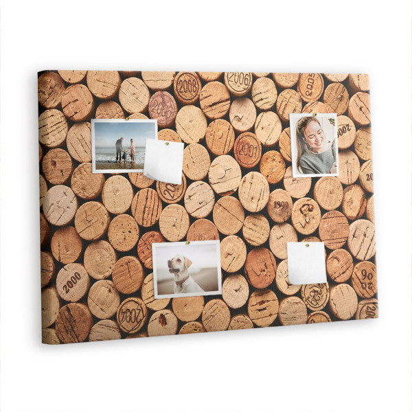Tablica korkowa 100x70 cm dekoracyjna + pinezki Organizer 397562