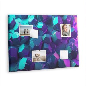 Tablica korkowa 100×70 cm do pracy + pinezki Figury 428504