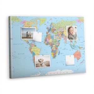Tablica korkowa 100×70 cm do pracy + pinezki Organizer 384434 Tablica korkowa 100×70 cm do pracy + pinezki Organizer 384434