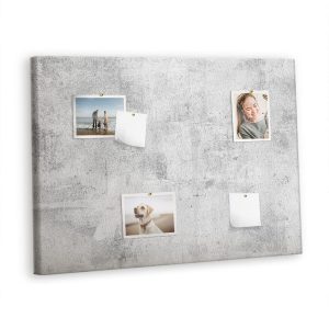 Tablica korkowa 100×70 cm do przedpokoju + pinezki Mur 430862