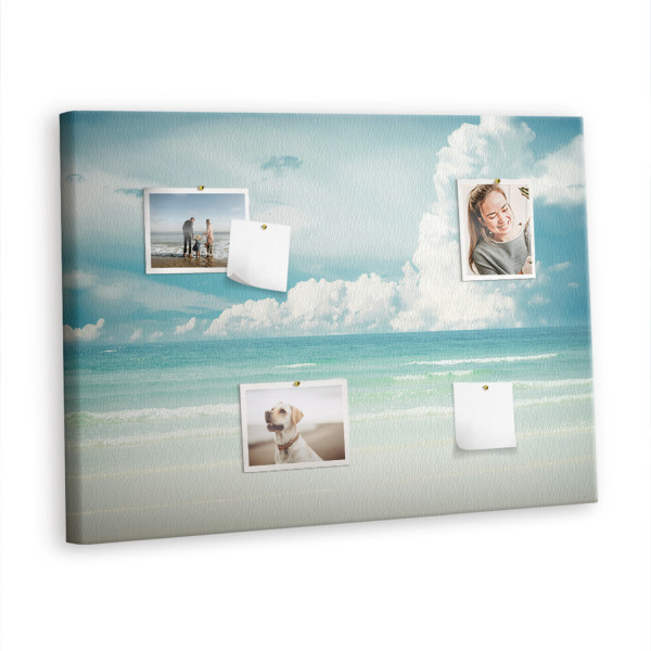 Tablica korkowa 100x70 cm do salonu + pinezki Organizer 383921