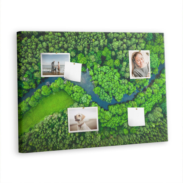 Tablica korkowa 100x70 cm do sypialni + pinezki Organizer 428493