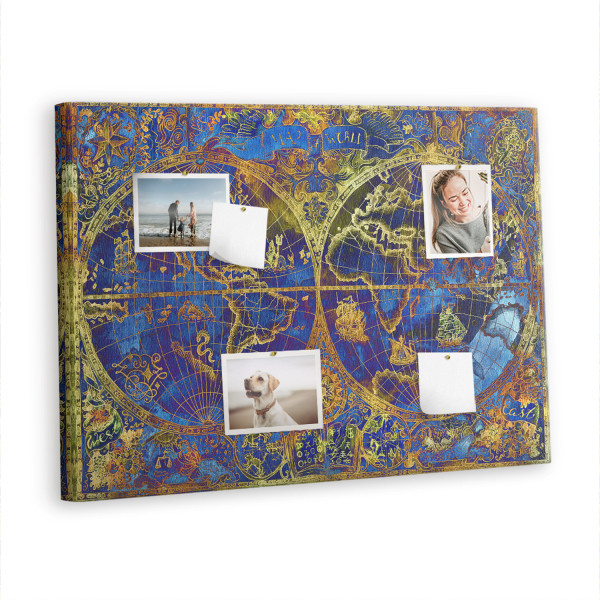 Tablica korkowa 100x70 cm do szkoły + pinezki Organizer 425944