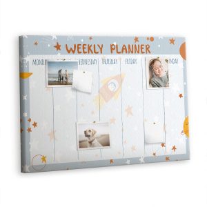 Tablica korkowa 100×70 cm organizer + pinezki Planer 383407 Tablica korkowa 100×70 cm organizer + pinezki Planer 383407