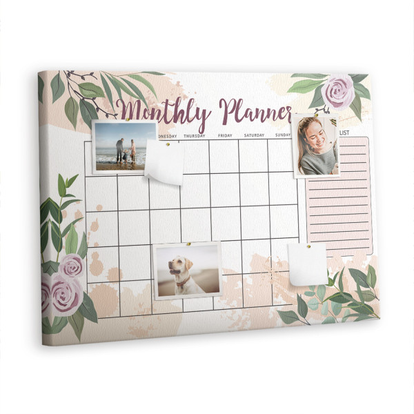 Tablica korkowa 100x70 cm organizer + pinezki Planer 528283