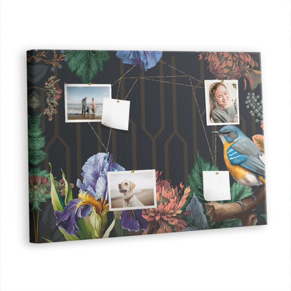Tablica korkowa 100x70 cm organizer + pinezki Przyroda 428526