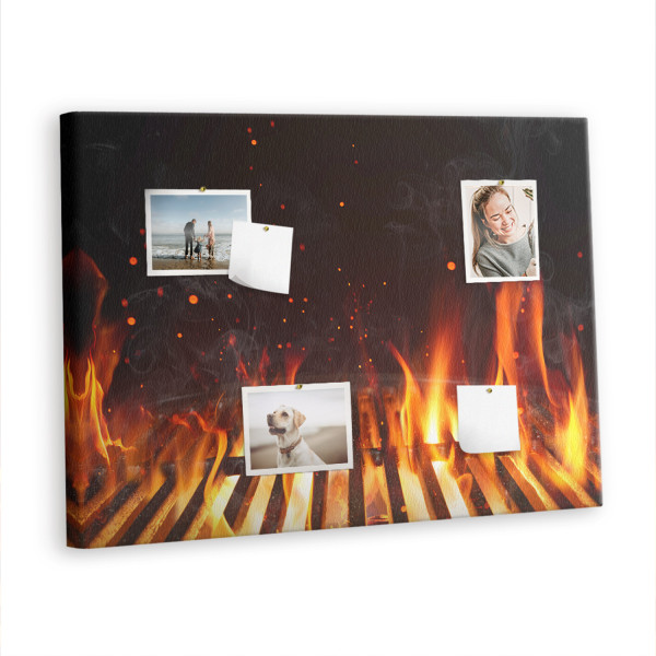 Tablica korkowa 100x70 cm planer + pinezki Grill 430019