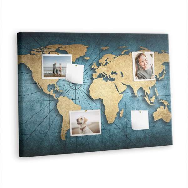 Tablica korkowa 100x70 cm planer + pinezki Organizer 354918