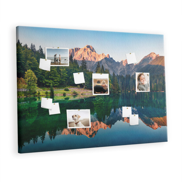 Tablica korkowa 120x80 cm dekoracyjna + pinezki Organizer 383911