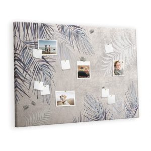Tablica korkowa 120×80 cm do kuchni + pinezki Liść palmowy 396042