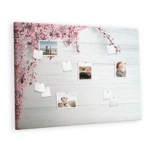 Tablica korkowa 120×80 cm do pokoju dziecka + pinezki 346584