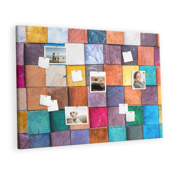 Tablica korkowa 120x80 cm do pokoju dziecka + pinezki 397470