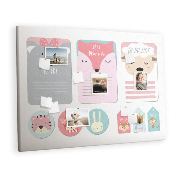 Tablica korkowa 120x80 cm organizer + pinezki Planer 428533