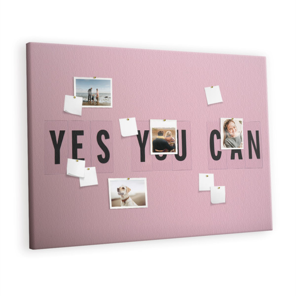 Tablica korkowa 140x100 cm do salonu + pinezki Yes You Can 407129