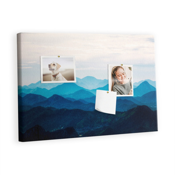 Tablica korkowa 60x40 cm dekoracyjna + pinezki Akwarela 396772